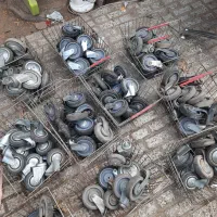 چرخ ورقی صنعتی گردان سایز 10 و 12 النی و پیچی|فروشگاه و مغازه|مشهد, کوشش|دیوار