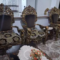 مبل ۹ نفره سلطنتی استیل|مبلمان خانگی و میز عسلی|بندر انزلی, انصار الحسین|دیوار