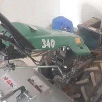 شخم‌زدن‌‌‌زمین‌زعفران‌‌با‌دستگاه‌ایتالیای
