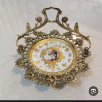 ظرف پذیرایی برنز و چینی