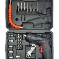 دریل(دلر)وپیچ گوشتی شارژی ۴۷تیکه نو