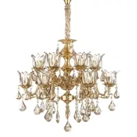 لوستر برنز مدل ۲ گل