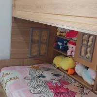 تخت دو طبقه باراد جا دار سه کشو زیر تخت|تخت و سرویس خواب|تهران, آذری|دیوار