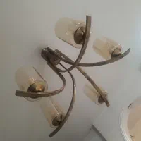 لوستر برنز / رنگ حباب شامپاینی|لوستر و چراغ آویز|تهران, مجیدیه|دیوار