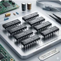 ​۲۸۸ عدد آی‌سی TC4011BP (ژاپنی، آلمانی، آمریکایی )
