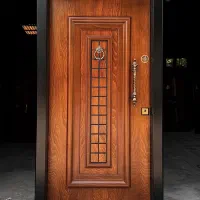 درب ضدسرقت روکش گردویی کد 4|مصالح و تجهیزات ساختمان|نکا, |دیوار