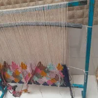 دار گلیم با یه گونی نخ درجه یک دفتین