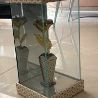 شاخه گل رز منبت کاری  فلزی