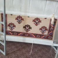 دار قالی نیمه کاره همراه با نخ ونقشه|فرش|آبدانان, |دیوار