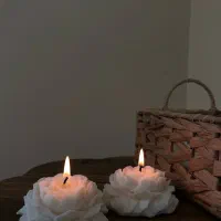 شمع دستساز گل آلاله|صنایع دستی و سایر لوازم تزئینی|کامیاران, |دیوار