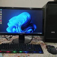 کامپیوتر گیمینگ i5 رم 16 گرافیک 8 مانیتور 22 LED