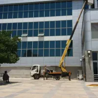 خدمات بالابر جرثقیل پاکتی سبدی نیسان12وایسوزو17متر