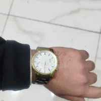 ساعت طلایی نقره ای