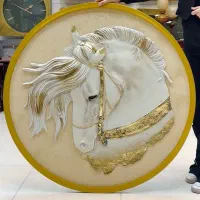 تابلو پلی استر اسب