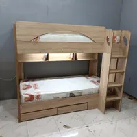 تخت دوطبقه زیبا مدل D-044|تخت و سرویس خواب|رشت, جانبازان|دیوار