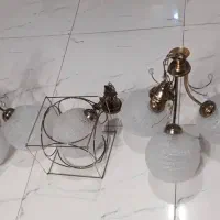 لوستر ۳عدد دوعددش ۳تایی یدونش تکی چراغ