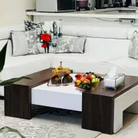 مبل چرم راحتی ال ۷ نفره برند الدورادو