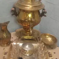 ست سماور برنزی در حد نو