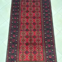 قالیچه دستباف نقش کشمیری/قرمز/گالری قالیچه جعفری