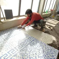 سنگ کاری .کاشیکاری.(فقط کارگر دوغاب ریز  نیازمندم)|خدمات پیشه و مهارت|مشهد, رسالت|دیوار