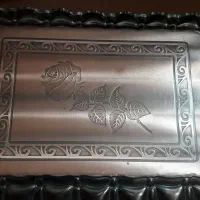 سینی،شمعدان درب قابلمه و بشقاب|ظروف سرو و پذیرایی|قزوین, |دیوار