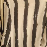 شومیز سفید مشکی ترک سایز ۴۰