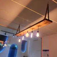 لوستر چوب روس|لوستر و چراغ آویز|مشهد, کوثر|دیوار