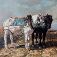 تابلوی رنگ روغن غیر چاپی اندازه ۶۰در۸۰