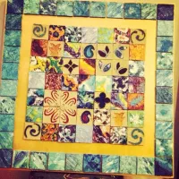 تابلو طرح کاشی