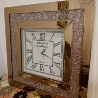 ساعت دیواری رزا واتچ طرح نگین دار