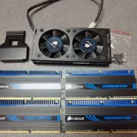 پک رم ۴ تایی ۴ گیگ ddr3 با فن