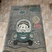 فرش بچه گانه کاملا نو یکسال کار شده