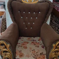 مبل ۷ نفره استیل به همراه میز وسط و عسلی ها|مبلمان خانگی و میز عسلی|تهران, هفده شهریور|دیوار