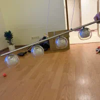 لوستر بالای کانتر و میز غذاخوری ۵ شاخه