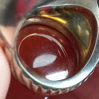 انگشتر فدیوم عقیق یمنی کهنه تراش قطعی|کلکسیون اشیاء عتیقه|تهران, اختیاریه|دیوار