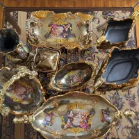 ظروف دکوری، داخل گنجه ای. گلدکیش. لیلی مجنون|ظروف سرو و پذیرایی|مشهد, آزادشهر|دیوار