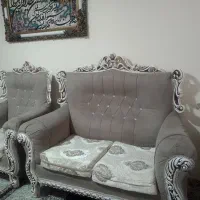 مبل سلطنتی هفت نفره|مبلمان خانگی و میز عسلی|پرند, فاز ۶|دیوار