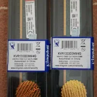 رم دسکتاپ کینگستون 4 گیگ ddr3