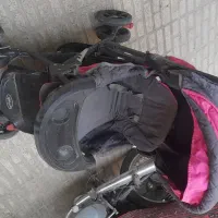 کالسکه صورتی دخترانه