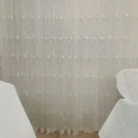 فروش پرده پذیرایی تور خارجی در حد نو جنس خوب|پرده، رانر، رومیزی|مشهد, رستگار|دیوار