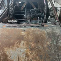 پراید مدل۹۶ سوخته