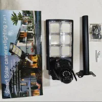 دوربین مداربسته ۲ لنز بدون نیاز ب برق و کابل کشی