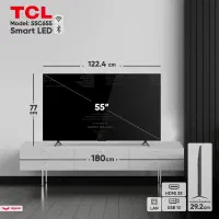 تلویزیون QLED UHD 4K هوشمند TCLمدلC655سایز 55 اینچ|تلویزیون و پروژکتور|اصفهان, باغ دریاچه|دیوار