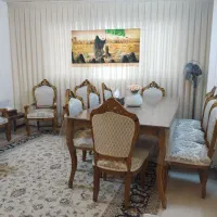 مبل سلطنتی ۹نفره با میز ناهارخوری ۸نفره