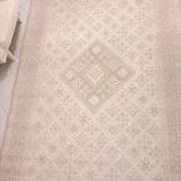 فرش ماشینی ۶ متری سفید