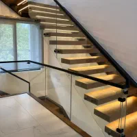 نرده شیشه ای وشیشه سکوریت|فروشگاه و مغازه|چمستان, |دیوار