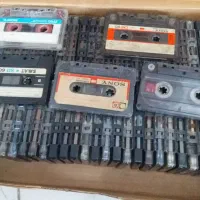تعدادی نوار کاست سالم قدیمی