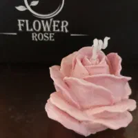 شمع معطر گل رز دست‌ساز|صنایع دستی و سایر لوازم تزئینی|بابلسر, |دیوار