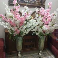 گل مصنوعی خارجی با گلدان نو فقط ۲عدد مانده|گل مصنوعی|تهران, فلاح|دیوار