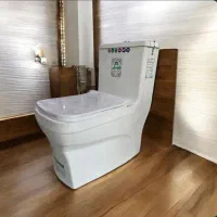 توالت فرنگی گلسرام  سایز بسیار بزرگ دارای بیده